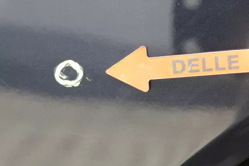 Audi A2 8Z Tür nur das Türblatt hinten links blau LZ5Q - ohne Anbauteile -kobalt (159495)