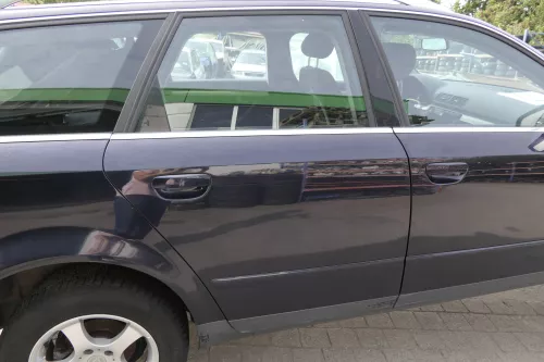 Audi A4 B6 8E Türblatt Tür hinten rechts blau LZ5L Kombi Avant + Rahmen