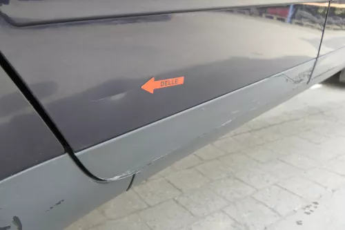 Audi A4 B6 8E Türblatt Tür hinten rechts blau LZ5L Kombi Avant + Rahmen (159621)