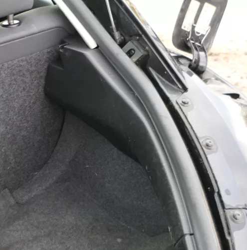 VW New Beetle 9C Abdeckung Verkleidung Kofferraum hinten rechts (159674)