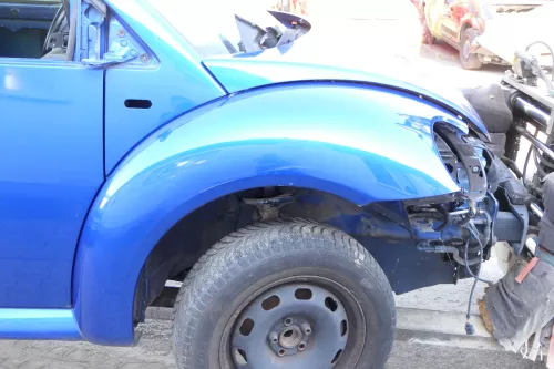 VW New Beetle 9C Kotflügel vorne rechts blau LA5W 1C0821104H