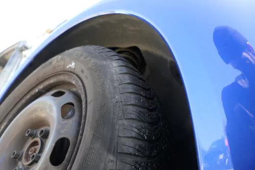 VW New Beetle 9C Kotflügel vorne links blau LA5W 1C0821103H (159680)