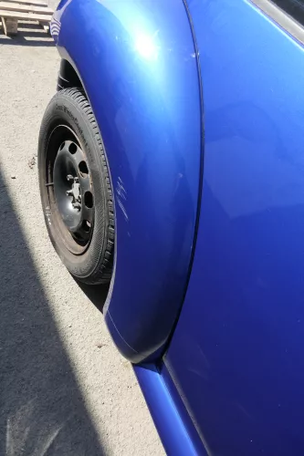 VW New Beetle 9C Kotflügel hinten rechts blau LA5W 1C0821302H (159681)