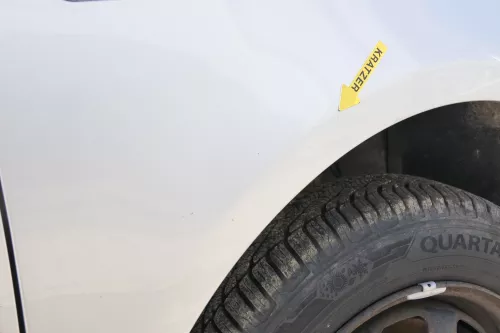 VW Lupo 6X Kotflügel vorne rechts silber grau LA7W (159730)