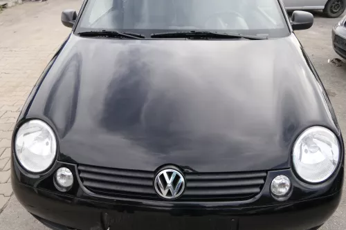 VW Lupo 6X 6E  Motorhaube Klappe Frontklappe Haube vorne schwarz L041 uni f (159827)