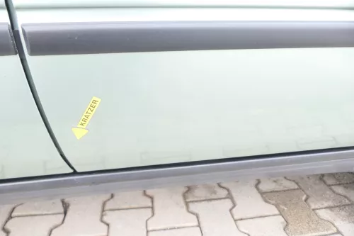 Audi 80 90 Limousine Stufenheck Tür hinten links Rahmen Türblatt grün LY6N -ohne (159842)