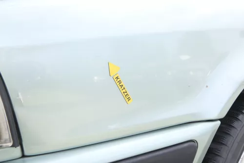 Audi 80 Kotflügel vorne links grün LY6N (159846)