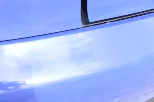 Audi A3 8L Stoßstange Heckstoßstange hinten blau LY5M (159858)