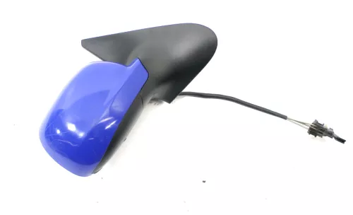 VW Golf 4 Bora manueller Spiegel vorne rechts Außenspiegel blau LW5Z 159918 (159918)