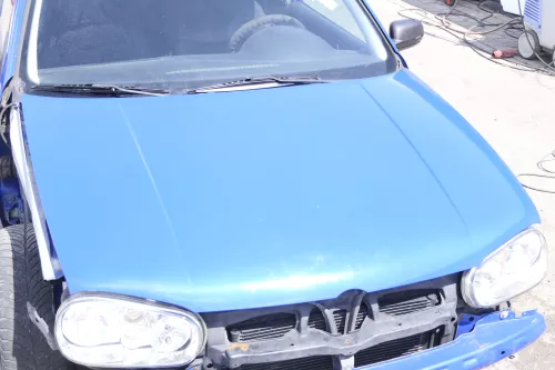 VW Golf 4 Motorhaube Haube Klappe vorne blau LW5Z jazzblue 123701 (159929)