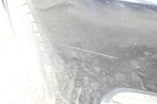 Passat 3C B7 Stoßstange vorne Stoßfänger PDC LC9X schwarz MÄNGEL DELLE Stauchung (159945)