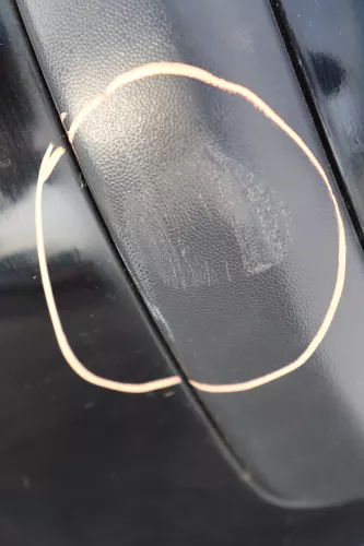 VW Polo 9N 9N3  Limousine Stoßstange hinten Heckstoßstange Stoßfänger schwarz (160095)