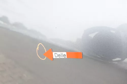 VW Touran 1T 1T3 Tür hinten links grau LD7X Cross (160105)