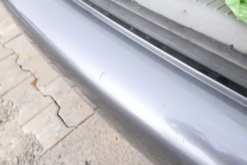 VW Touran 1T Stoßstange hinten Heckstoßstange Stoßfänger grau LD7X grey (160106)