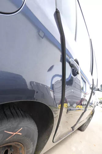 VW Golf 5 V 1K Tür nur das Türblatt hinten rechts 4/5-Türer grau blau LC5F (160122)