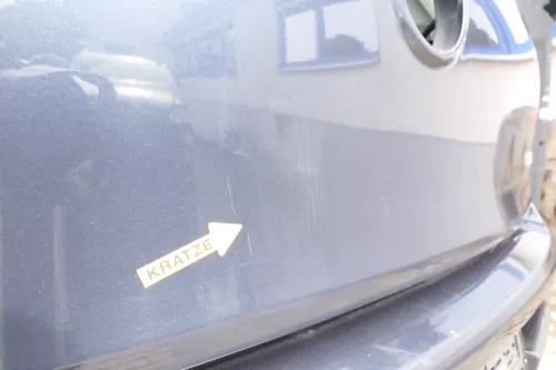 VW Golf 5 V Heckklappe hinten Kofferraumklappe + Scheibe grau LC5F blau (160123)