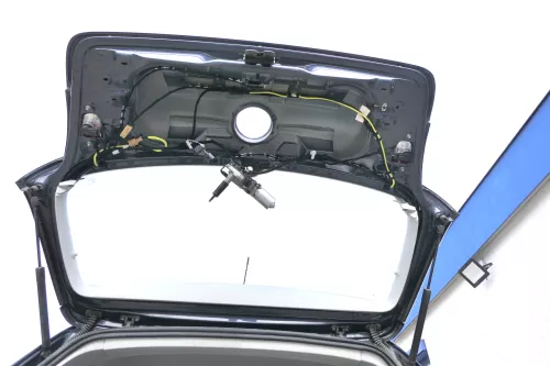 VW Golf 5 V Heckklappe hinten Kofferraumklappe + Scheibe grau LC5F blau (160123)