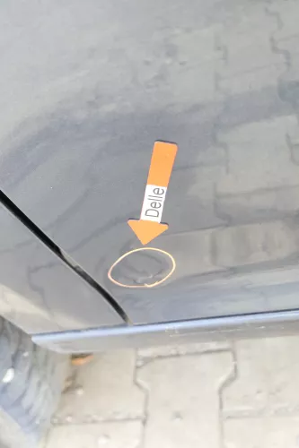 VW Golf 5 V 1K Tür vorne links Fahrertür 4/5-Türer blau grau LC5F TÜRBLATT (160127)