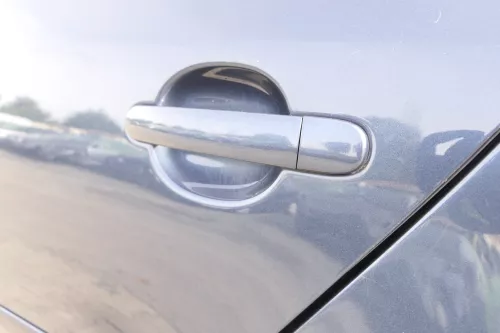 VW Golf 5 V 1K Tür Türrahmen hinten links 4/5-Türer LC5F blau grau -ohneAnbautei (160128)