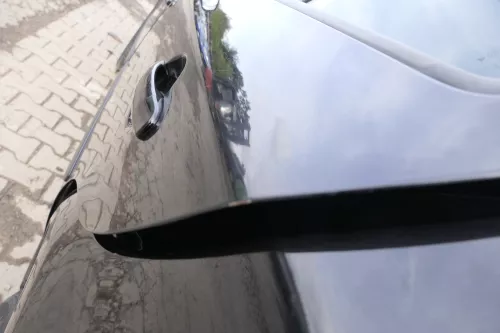 Skoda Octavia 1U Limousine Tür hinten links schwarz LF9R (160205)