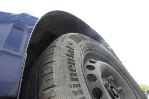 VW Touran 1T Kotflügel vorne rechts blau LL5M Facelift 1T0821022B ca.2007-2010 (160222)