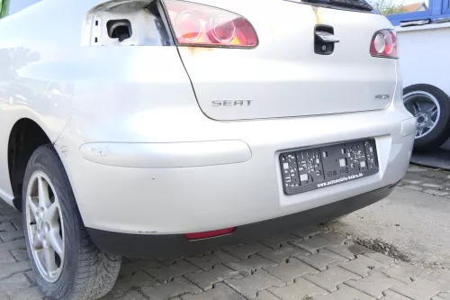 Seat Ibiza 6L Stoßstange Heckstoßstange hinten grau silber LS7N (160244)
