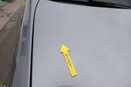 VW Golf 5 V 1K Kombi Jetta Motorhaube Haube Klappe vorne grau LA7T - Mängel (160305)