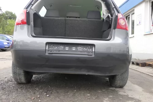 VW Golf 5 1K Limousine Stoßstange hinten Heckstoßstange grau LA7T united