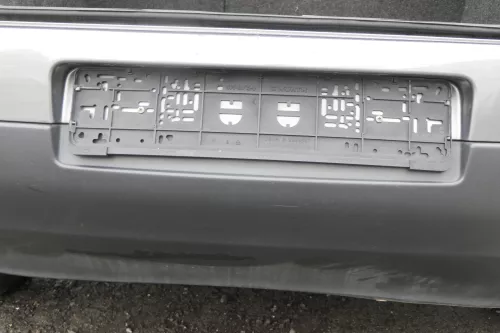 VW Golf 5 1K Limousine Stoßstange hinten Heckstoßstange grau LA7T united (160308)