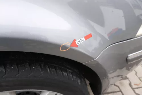 VW Passat 3BG Kotflügel original vorne rechts LD7W Blinkerloch (160472)