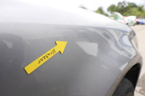 VW Passat 3BG Kotflügel original vorne rechts LD7W Blinkerloch (160472)