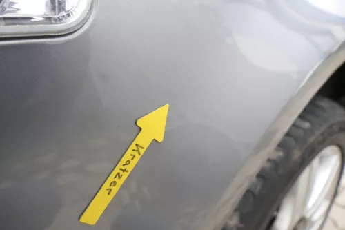 VW Passat 3BG Kotflügel original vorne rechts LD7W Blinkerloch (160472)