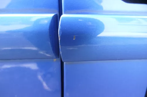 VW Polo 9N 9N3 Tür vorne rechts Beifahrertür 4/5-Türer blau LA5M - ohne Anbautei (160515)