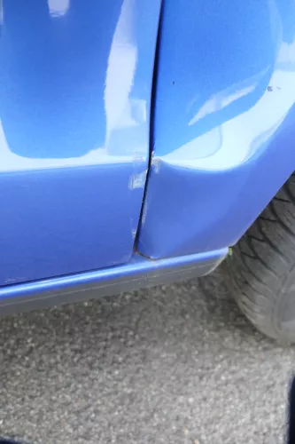 VW Polo 9N 9N3 Tür vorne rechts Beifahrertür 4/5-Türer blau LA5M - ohne Anbautei (160515)