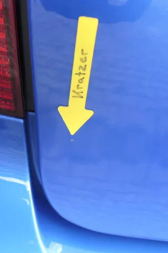 VW Polo 9N3 9N Heckklappe Kofferraumklappe Klappe blau LA5M -ohne Anbauteile (160517)