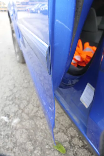 VW Polo 9N 9N3 Tür vorne links Fahrertür 4/5-Türer blau LA5M ohneAnbautei (160521)