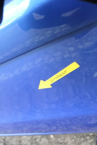 VW Polo 9N 9N3 Tür hinten links 4/5-Türer blau LA5M (160522)