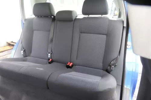 VW Polo 9N 9N3 Sitz Rückbank Sitzfläche Sitze 3 Punkt Gurt hinten mit Kopfstütze (160529)