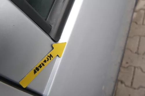 VW Golf 4 Limousine Tür hinten links silber LA7W (KEINkombi) (160621)