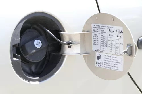 Skoda Fabia 6Y Combi Kombi Tankdeckel Deckel Tank Tankverschluß besch beige LF8F (160664)