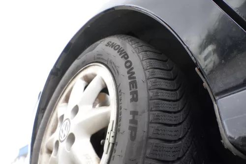 VW Polo 6N2 Kotflügel vorne links schwarz LC9Z (bis unterm Schweller) (160792)