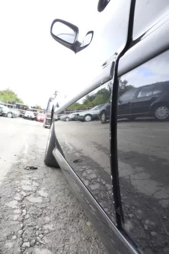 VW Polo 6N 6N2 Tür vorne links Fahrertür 4/5-Türer schwarz LC9Z blackmagic ohneA (160793)