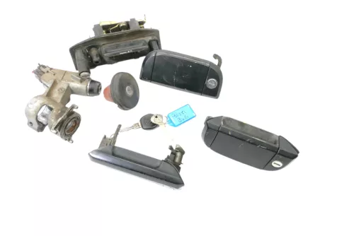 VW T4 Schloßsystem Türschloß Tür 2x Schlüssel Schloß Zündschloß Heckschloß (160957)