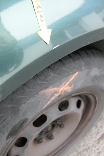 VW Golf 4 Kotflügel vorne links grün LC6M green (161057)