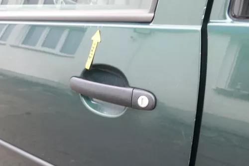 VW Golf 4 Tür vorne links Fahrertür 2/3-Türer grün LC6M brightgreen ohne Anbaut (161058)