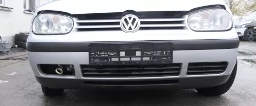 VW Golf 4 1J Stoßstange vorne Stoßfänger vorn silber LB7Z Frontstoßstange