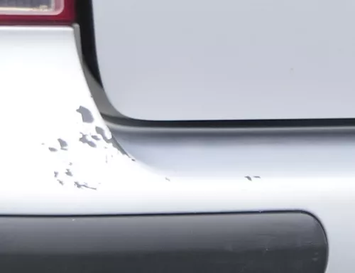 VW Golf 4 Limousine Stoßstange hinten Heckstoßstange Stoßfänger silber LB7Z grau (161082)