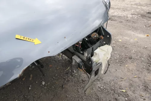 VW T5 Multivan Motorhaube Haube Klappe vorne grau LD7U (161091)