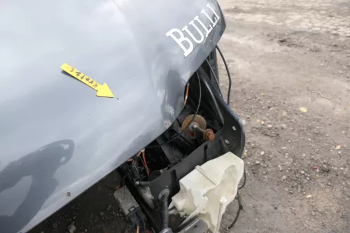 VW T5 Multivan Motorhaube Haube Klappe vorne grau LD7U (161091)