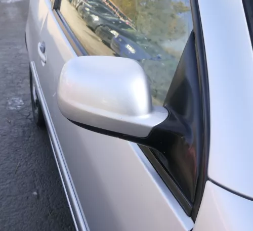VW Lupo 6X Arosa manueller Spiegel Außenspiegel rechts silber LA7W grau (161137)